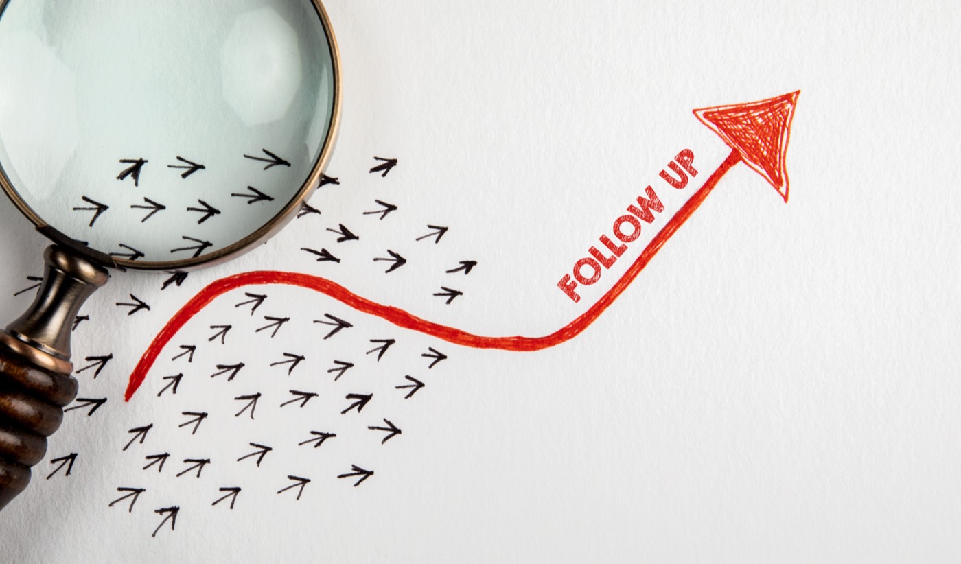 Sales follow-up and prospect disengagement